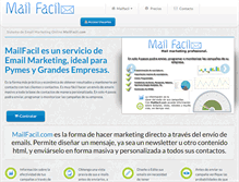 Tablet Screenshot of mailfacil.com